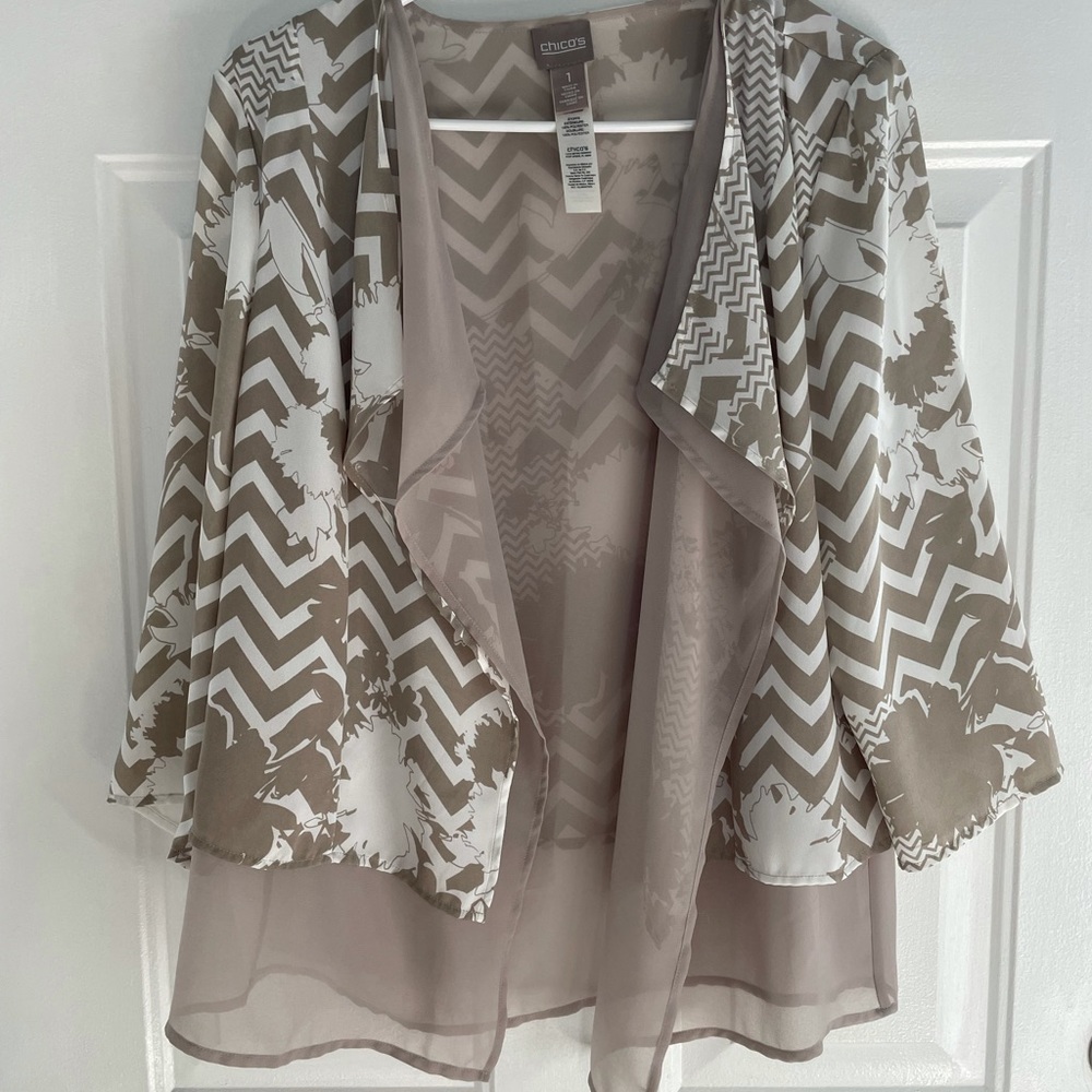 Chico’s Dressy open jacket